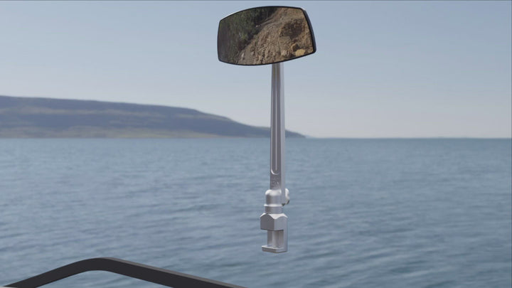 Rail Mount Pontoon Mirror System PRO