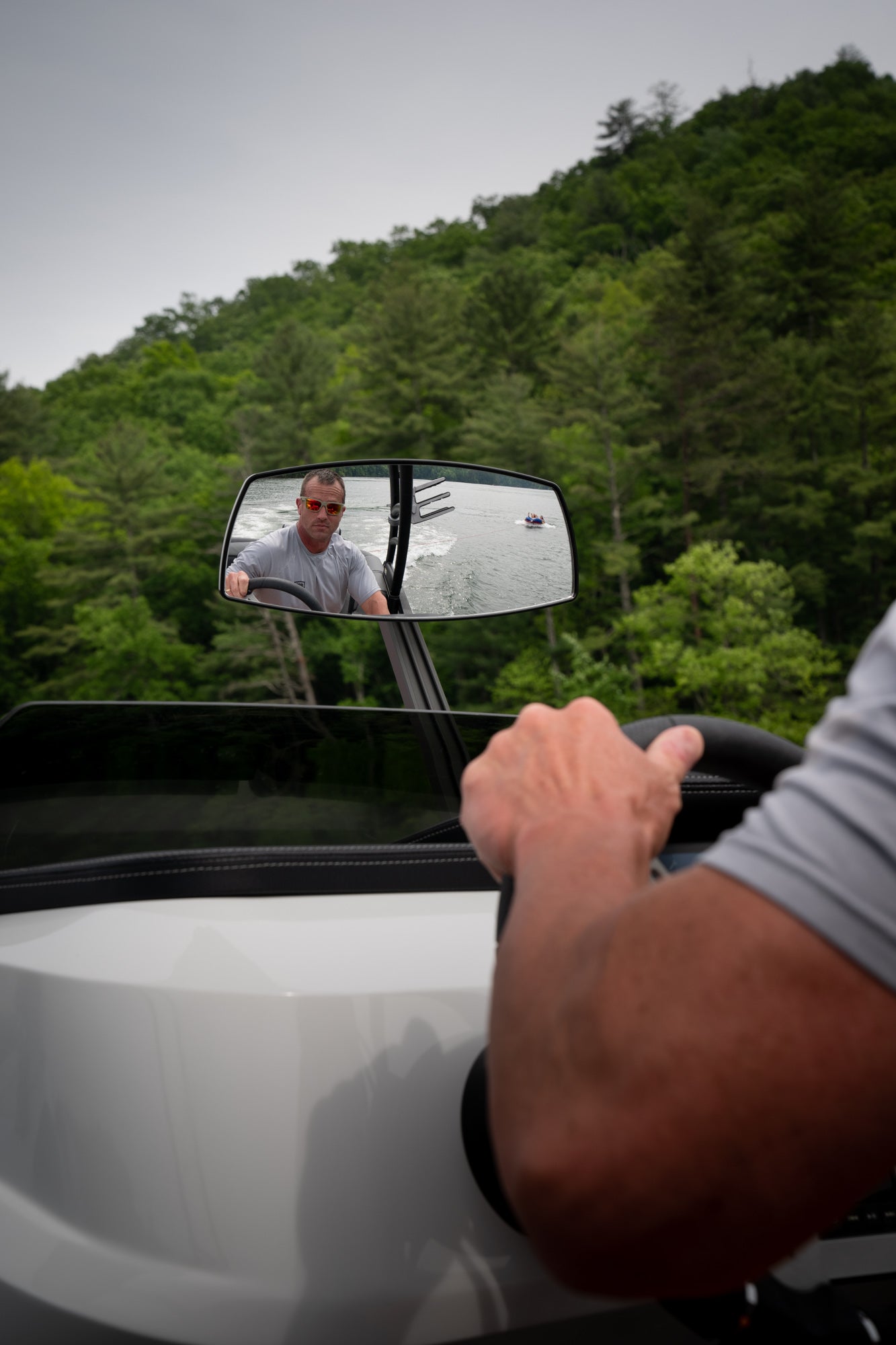 Rail Mount Pontoon Mirror System PRO – PTM Watersports
